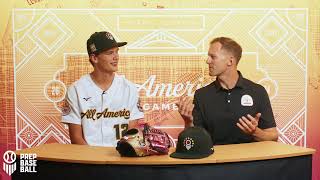 2024 Prep Baseball AllAmerican Game Johnny Slawinski Interview [upl. by Julietta75]