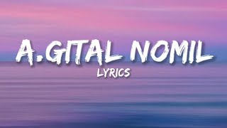 Agital Nomil  Enosh Sangma amp Ngambu Sangma  Lyrics [upl. by Syned]