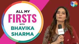 Bhavika Sharma REVEALS her first kiss date in All My Firsts segment  Exclusive [upl. by Acirret]