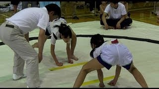 小学生の女の子でも、お相撲するんです♪ わんぱく相撲豊島区大会2013女子の部 [upl. by Mahon]