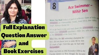 Ace SwimmerMihir Sen  English Lesson 8  Class 3  Continuous Tense Full Explanation [upl. by Hanway]