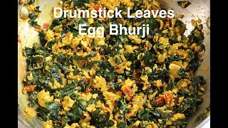 No Music Drumstick Leaves Egg Bhurji  Muringayila Mutta Thoran [upl. by Egiap78]