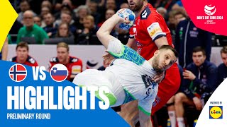 Until the very end  Norway vs Slovenia  Highlights  Mens EHF EURO 2024 [upl. by Ramor]