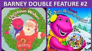 BARNEY CHRISTMAS DOUBLE FEATURE 2 Christmas Wishes amp Night Before Christmas Read Aloud Storybooks [upl. by Aicilas121]