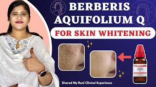 Berberis Aquifolium Q for Skin Whitening  Effective or Not  My Real Clinical Experience [upl. by Staci]