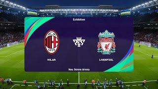 AC Milan vs Liverpool 17092024 UEFA Champions League PES 2021 [upl. by Stu]