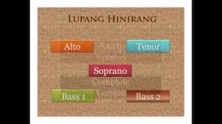 Lupang Hinirang SATB  Tutorial for Choir [upl. by Aicnarf]