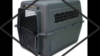 Petmate 21647 Pet Porter Fashion Dog Crate Giant Dark Gray [upl. by Kallman]