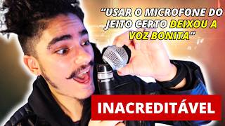 COMO CANTAR COM MICROFONE DO JEITO CERTO E DEIXAR A VOZ BONITA USANDO 3 REGRAS [upl. by Iba]