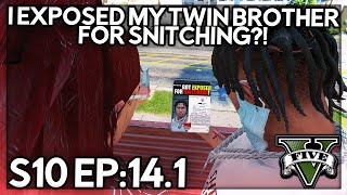 Episode 141 I Exposed My Twin Brother For Snitching  GTA RP  GW Whitelist [upl. by Llerrud]