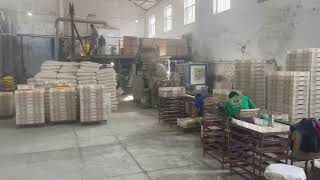 Customers visit an old soap factory that has been used for decadessoap factory soap machine [upl. by Race]