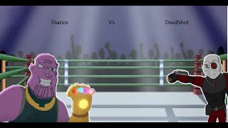 Thanos vs DeadShot Cartoon Beatbox Mashup [upl. by Notnirt]