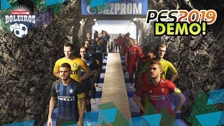 PES 2019  PRIMEIRAS IMPRESSÕES DA DEMO [upl. by Aznofla]