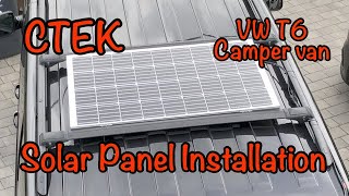 Solar Panel Install to my Campervan CTEK controller [upl. by Aurore]