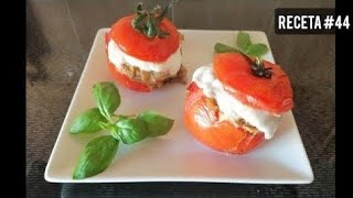 Tomates Relleno Al Horno Receta Saludable  Chef Naye [upl. by Retepnhoj75]