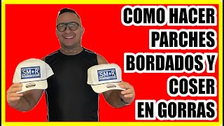 Como Hacer parches BORDADOS  Como coser parches con tu Bordadora  How make Embroidery patch [upl. by Etnelav374]