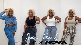 Ultimate Denim Musthaves Fabulous 2023 Fashion Nova Jeans Tryon Haul [upl. by Tab855]