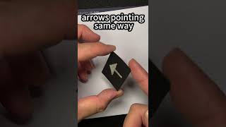 Drawing Arrows flipping trick card but why Try it kids kidsfun tricks kidsvideo [upl. by Sondra]