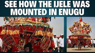 TRENDING Installation of the Ijele Masquerade in Enugu State [upl. by Dracir]