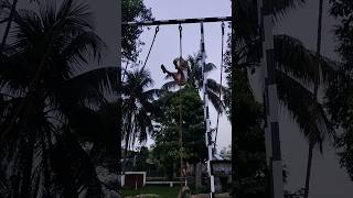 A class vertical rope climbing excercise workout fitness [upl. by Enyamrahs]