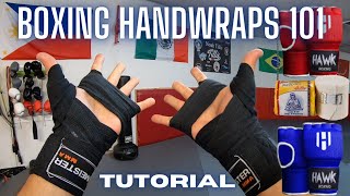 Different Style amp Size Hand Wraps For Boxing  Tutorial [upl. by Nyrad828]