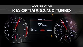 2019 Kia Optima 20 Turbo  ACCELERATION [upl. by Philine]