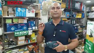 GSB 550 Impact Drill machine 550W Bosch Professional unboxing and review [upl. by Ettenot]