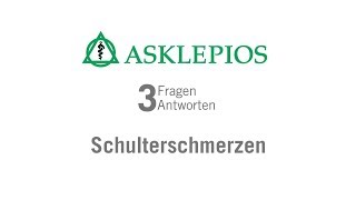 Schulterschmerzen 3 Fragen 3 Antworten  Asklepios [upl. by Ynos]