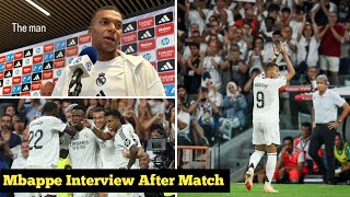 Mbappe Interview After The Real Madrid Vs Real Betis Match  Real Madrid Vs Real Betis  Mbappe Goal [upl. by Nwahsal737]