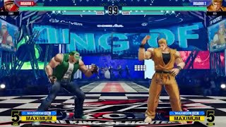 The King Of Fighters XV  Terry Bogard vs Ryo Sakazaki Hard AI Versus Mode KOF15 [upl. by Innos]