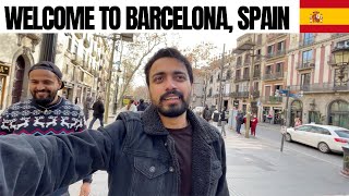 First IMPRESSION of SPAIN  BARCELONA [upl. by Ecyned580]