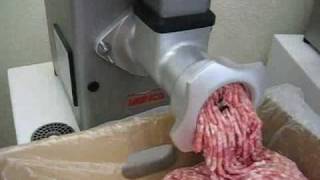 PA82 Mincer Unger double cut mincing pork meat [upl. by Iem817]