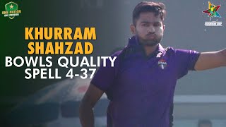 Khurram Shahzad Bowls Quality Spell  437 vs Lahore Whites  Lahore Whites vs Faisalabad  M1V1A [upl. by Fania]