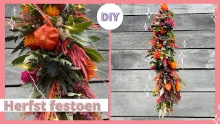 Herfst festoen 🍁🌸 Winnaar  Cursus Bloemschikken 115  Carlein Tukkers [upl. by Naziaf]