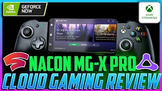 Nacon MGX Pro Cloud Gaming Review The Best Android Controller For Stadia Geforce Now amp xCloud [upl. by Singband]