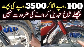 Motorcycle Chain AdjustmentMotorcycle Chain Tight Karne Ka TarikaHow To Adjust Motorcycle Chain [upl. by Nealon]