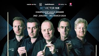 WATCH LIVE  2024 CHAMPIONSHIP LEAGUE SNOOKER  INVITATIONAL  TABLE 2 [upl. by Huan]