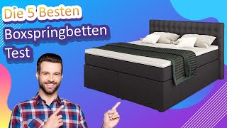 Die 5 Besten Boxspringbetten Test [upl. by Roselia]