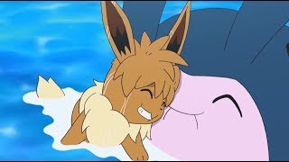 Eevee learns how to Mantine Surf  Pokémon the Series Sun amp Moon—Ultra Legends  Short [upl. by Maeve326]