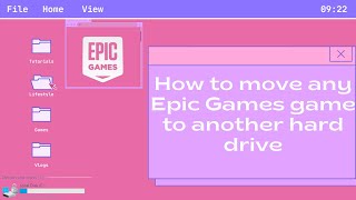 How To Move Any Epic Games Game To Another Hard Drive 2024 [upl. by Annmaria]