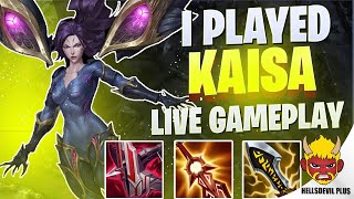 I Played Kaisa With BrokenSupport and Darkbreaker  Wild Rift HellsDevil Plus Gameplay [upl. by Ahsotal]