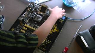 Building a desktop with ASUS motherboard B85MG Part 1 [upl. by Ambrosio]