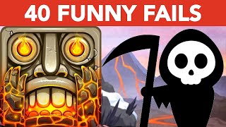 Temple Run 2 VOLCANO ISLAND Fails  40 Funny Fails in Volcano Island [upl. by Hembree]