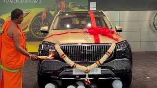 ASR Taking delivery of his Brand New Mercedes Maybach GLS 600  Sundaram Motors  AMG Bangalore [upl. by Amikat]