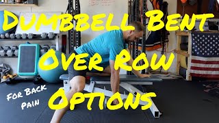 Back Pain With Dumbbell Rows how to modify [upl. by Binnie]