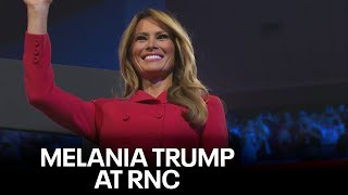 RNC 2024 Melania Trump greeted by GOP crowd in Milwaukee  FOX6 News Milwaukee [upl. by Norramic]