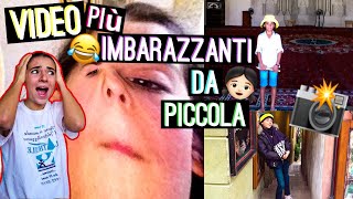 Reazione ai video più imbarazzanti di quando ero piccola👧🏻 LO Divertente😂 [upl. by Uohk]