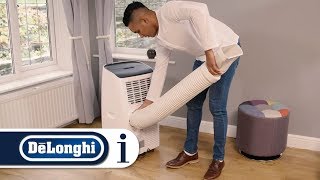 DeLonghi Pinguino  How to set up your De’Longhi portable air conditioner [upl. by Onfroi226]