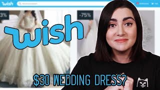 I Tried Wedding Dresses From Wish [upl. by Larine]