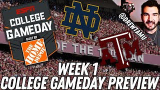 Way Too Early Notre Dame VS AampM Preview  College Gameday Is Headed to College Station [upl. by Neelloc]